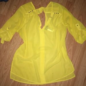 Yellow blouse